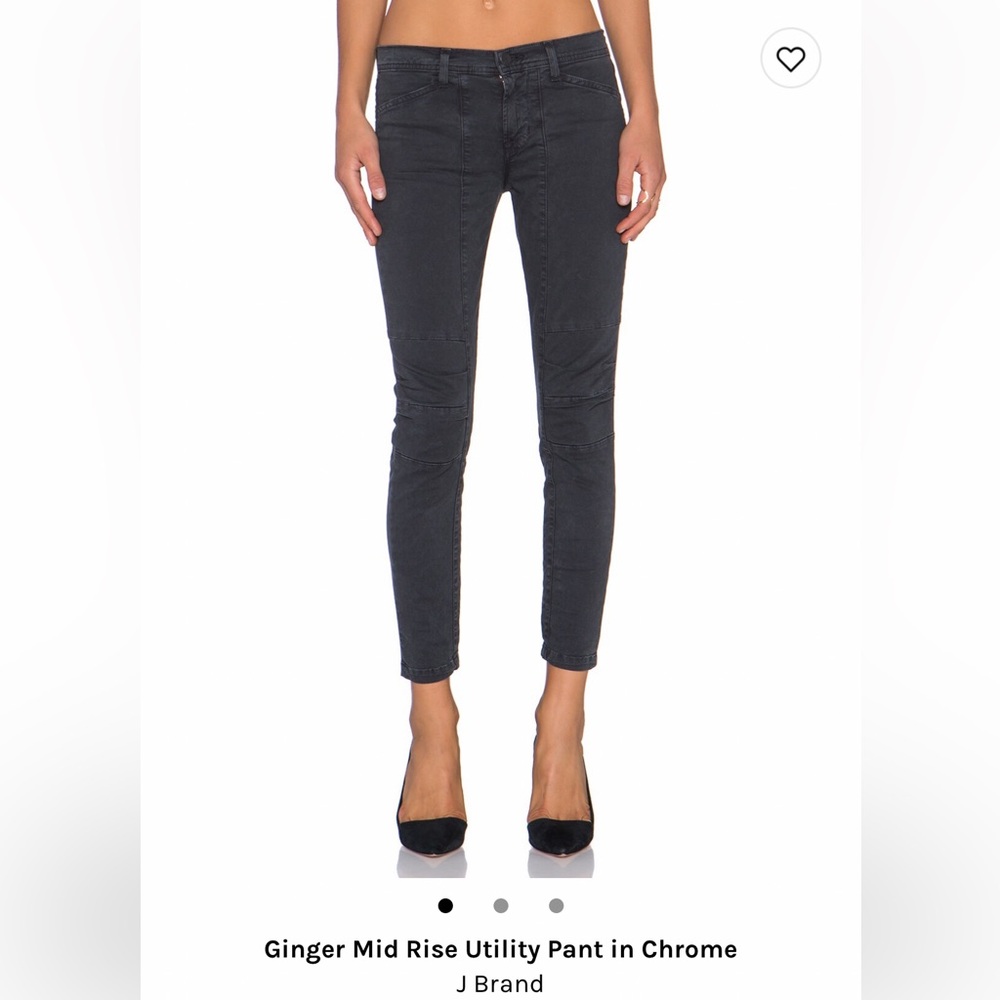Women’s J Brand Ginger Gray Mid Rise Skinny Utility Pants 25 ✨BRAND NEW✨